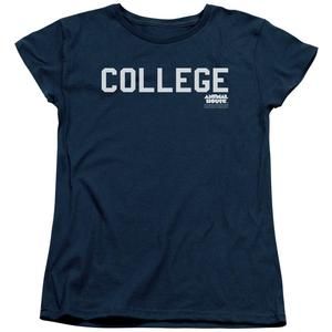 Animal House College Womens T-Shirt Navy
